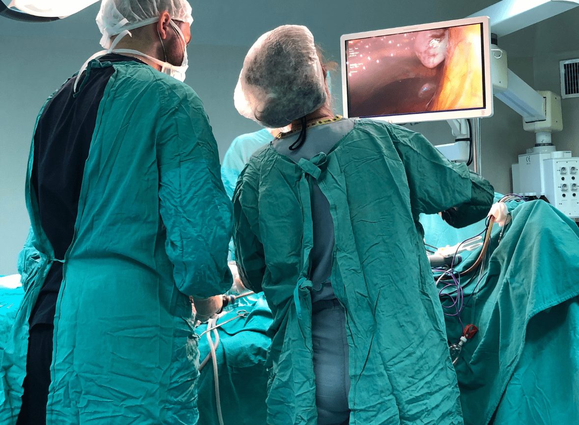 Surgical team in the operating theatre
